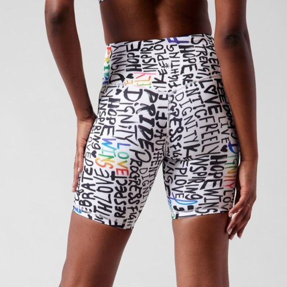 PRIDE XL,XXL,3XL Train Shorts SOLD OUT Elation Biker Yoga Sports Equality Soft - Picture 9 of 11